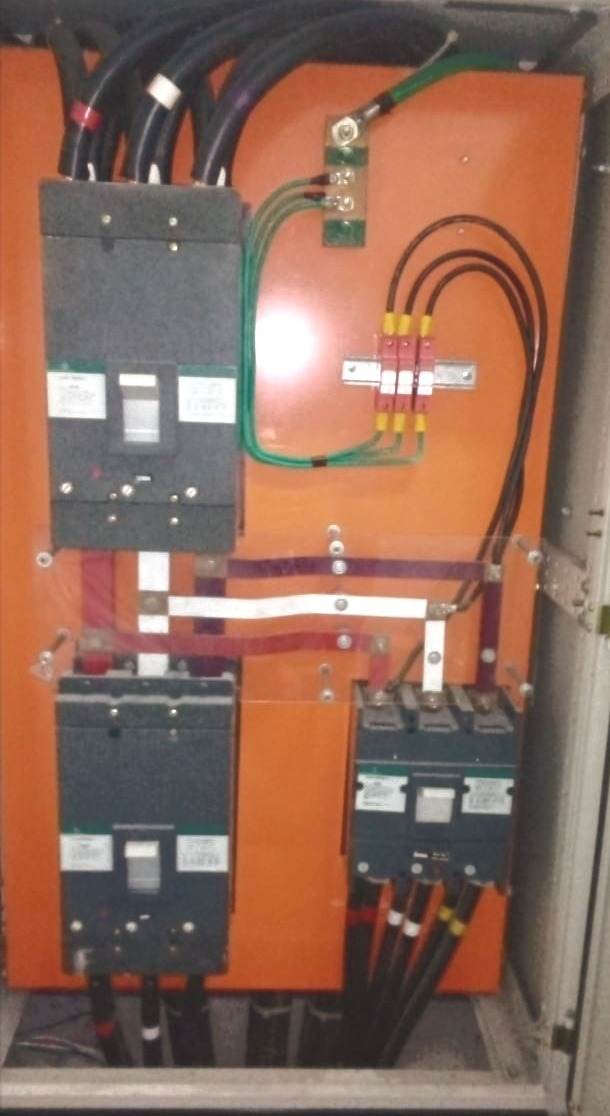 Painel elétrico industrial de alta capacidade